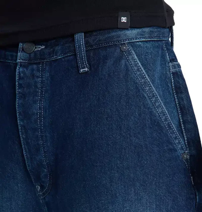Męskie luźne szorty jeansowe Męskie luźne szorty jeansowe