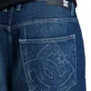 Męskie luźne szorty jeansowe Męskie luźne szorty jeansowe