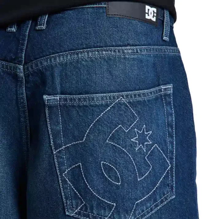 Męskie luźne szorty jeansowe Męskie luźne szorty jeansowe